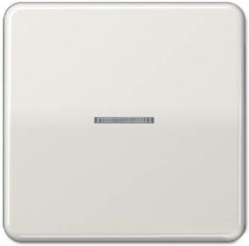 Лицевая панель Jung CD500 для 1-кл. выключателя с подсветкой светло-серый картинка